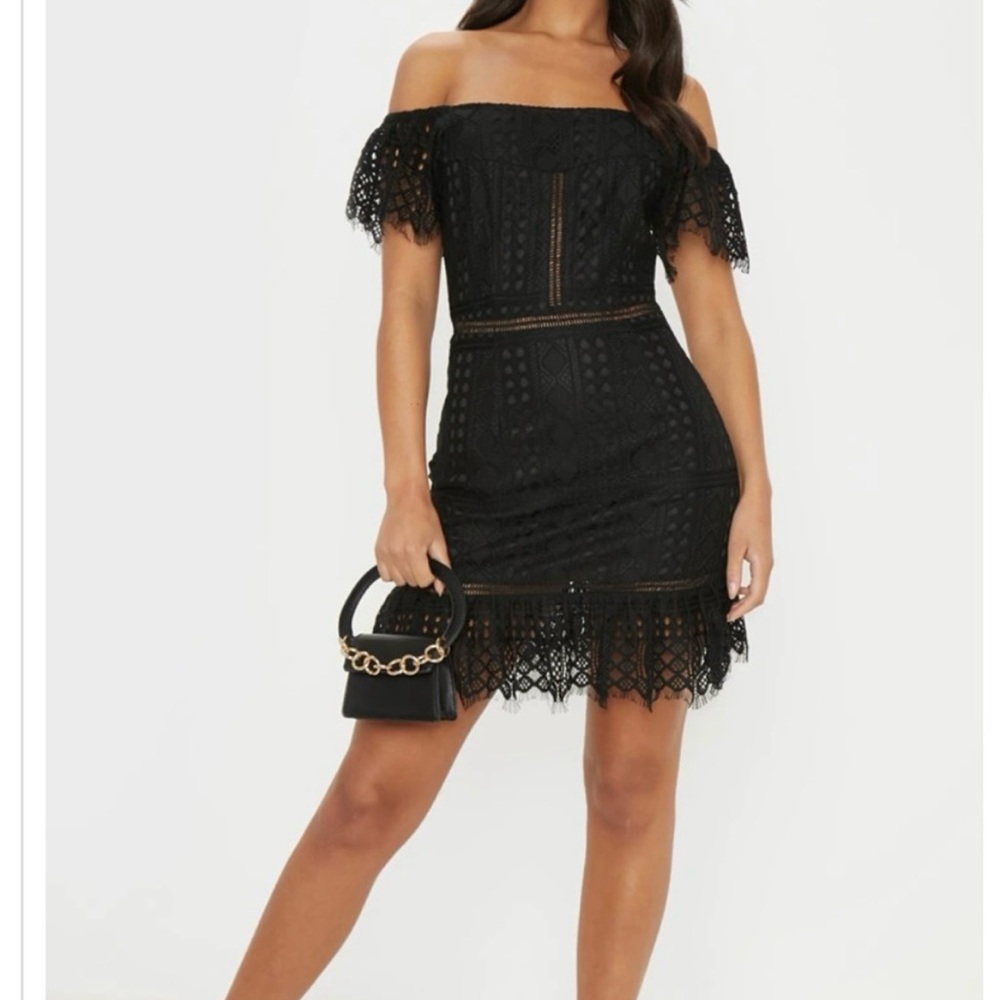 Brand new with tags Lace Frill hem shift dress